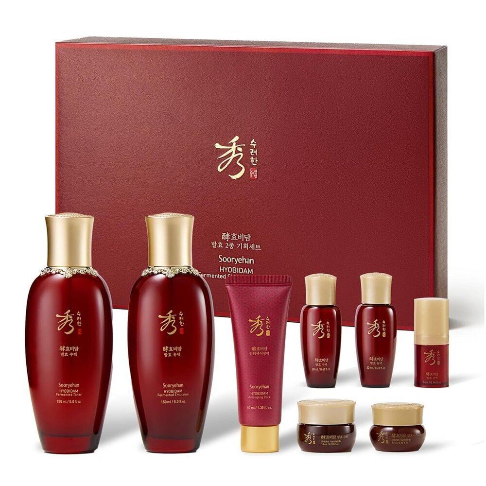 Ginseng Skincare Set - Hyobidam Korean Skin Care Set, Premium Gift Set for Inten